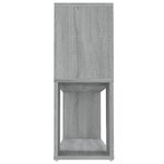 vidaXL Bibliothèque Sonoma gris 100x24x63 cm Bois d'ingénierie