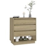 vidaXL Buffet Chêne sonoma 70x41x75 cm Bois d'ingénierie