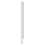 vidaXL Tête de lit métal blanc 100 cm