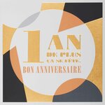 Carte Anniversaire Colorée - Draeger paris