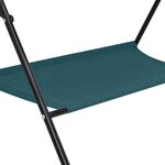 vidaXL Table à langer Vert Fer