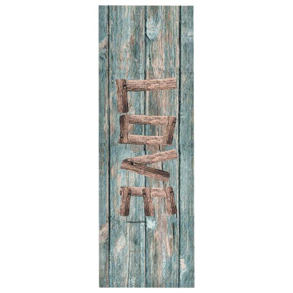vidaXL Tapis de sol de cuisine lavable Love 60x180 cm