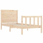 vidaXL Cadre de lit sans matelas bois de pin massif