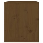 vidaXL Armoire murale Marron miel 45x30x35 cm Bois de pin massif
