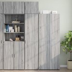 vidaXL Armoire de rangement mince sonoma gris 45x42 5x225 cm
