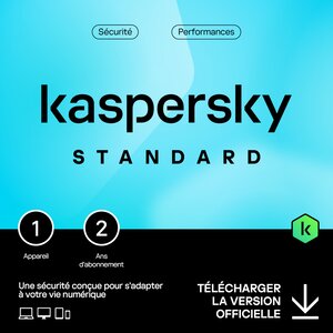 Kaspersky Standard - 1 appareil - Abonnement 2 ans