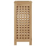 vidaXL Bac à linge 35x25x60 cm bois de teck massif