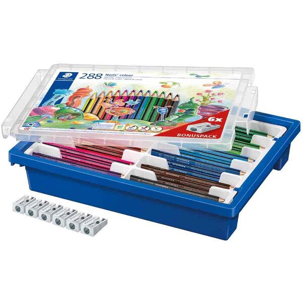 Crayon de couleurs triangulaire noris colour  288 staedtler
