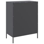 vidaXL Buffet anthracite 68x39x89 cm acier