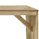 vidaXL Ensemble à manger d'extérieur 7 Pièces Bois de pin imprégné