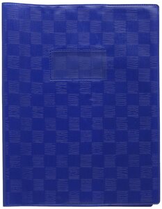 Protège-cahier Madras PVC 22/100e Avec Rabat Marque page 21x29,7 violet CALLIGRAPHE