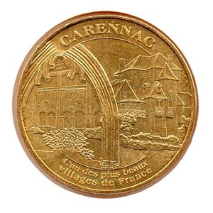 Mini médaille monnaie de paris 2008 - carennac