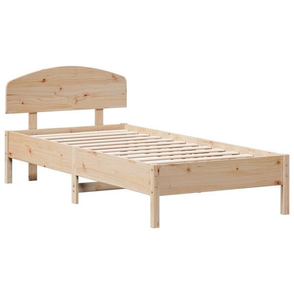 vidaXL Cadre de lit sans matelas 90x200 cm bois de pin massif