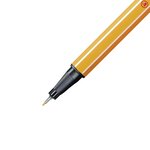 Stylo-feutre point 88 pointe fine 0 4 mm jaune x 10 stabilo