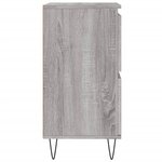 vidaXL Buffet Sonoma gris 60x35x70 cm Bois d'ingénierie