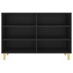vidaXL Buffet noir 103 5x35x70 cm bois d'ingénierie