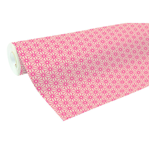 Rouleau papier cadeau kraft 0 7 x 50 m noël losanges rouge clairefontaine