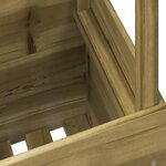 vidaXL Table de jardin 100x50x75 cm bois de pin imprégné