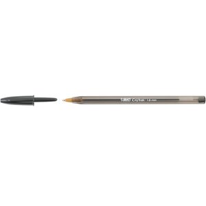 Stylo à bille Cristal Large 1 6 mm Noir BIC