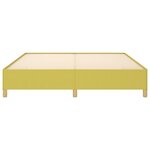vidaXL Cadre de lit Vert 160x200 cm Tissu