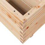 vidaXL Jardinière 60x60x49 5 cm bois de pin massif