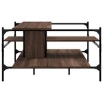 vidaXL Table basse chêne marron 100x100x48 5 cm bois d'ingénierie