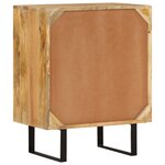 vidaXL Buffet avec 2 portes 55x35x70 cm bois massif de manguier