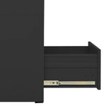 vidaXL Classeur Anthracite 46x62x133 cm Acier