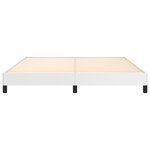 vidaXL Cadre de lit sans matelas blanc 160x200 cm similicuir