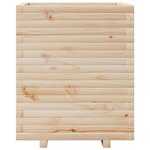 vidaXL Jardinière 60x60x72 cm bois de pin massif