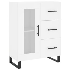 vidaXL Buffet blanc 69 5x34x90 cm bois d'ingénierie