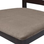 vidaXL Tabourets de bar lot de 2 Marron Tissu