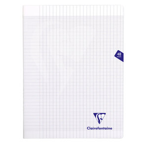 Cahier MIMESYS Piqué Polypro 24 x 32 cm 48 pages 90g Séyès Incolore CLAIREFONTAINE