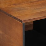vidaXL Table basse 80x50x40 cm en bois de mangue massif