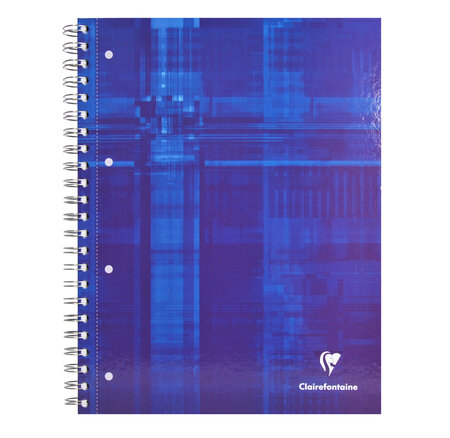 Cahier Bind'O Block 22,5x29,7 160p Q.5x5 cadré 4 couleurs de bandes perfo. 4 t... CLAIREFONTAINE