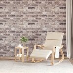 vidaXL Panneaux muraux 3D 10 Pièces marron foncé 100x50 cm EPS