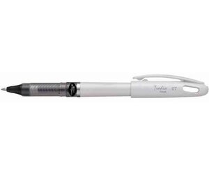 Stylo roller EnerGel Tradio BL117W Pte 0,7mm Corps blanc Noire PENTEL