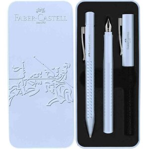 Set d'écriture GRIP 2010 Harmony bleu ciel FABER-CASTELL