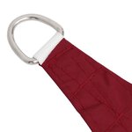 vidaXL Voile de parasol Tissu Oxford rectangulaire 3 5x5 m Rouge