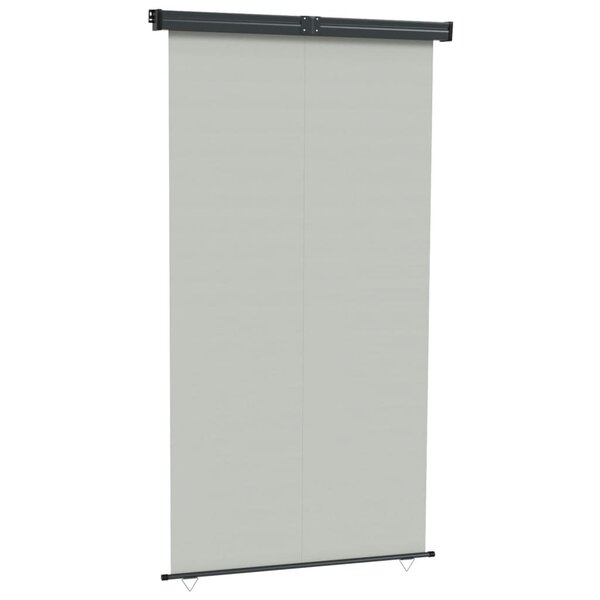 vidaXL Auvent latéral de balcon 165x250 cm Gris