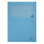 Paquet de 10 chemises à fenêtre SUPER 160g/m2 - 22x31cm Couleurs assorties EXACOMPTA