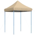 vidaXL Tente de réception pliable escamotable beige 200x200x306 cm