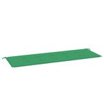 vidaXL Coussin de banc de jardin vert 150x50x3 cm tissu oxford