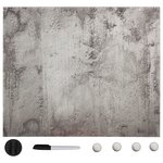 vidaXL Tableau noir magnétique mural Verre 50x50 cm