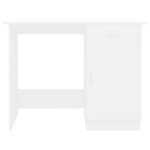 vidaXL Bureau Blanc 100x50x76 cm Bois d'ingénierie