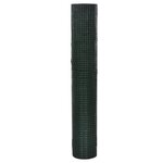 vidaXL Grillage pour volière acier galvanisé 1x25 m vert