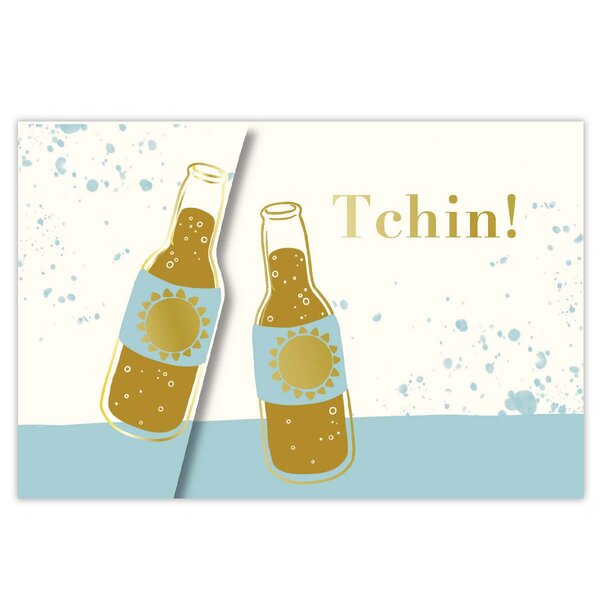 Carte de Vœux Thème Félicitations- Plusieurs Styles - Tchin - Draeger