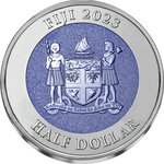 Monnaie en titane half dollar g 31.1 (1 oz) millésime 2023 space coins international space station 1