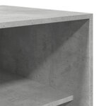 vidaXL Garde-robe Gris béton 50 x 50 x 200 cm Aggloméré
