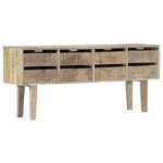 vidaXL Buffet 140x30x60 cm Bois de manguier massif